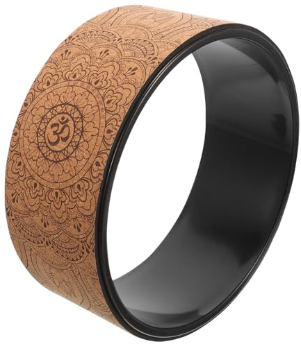 CIYODO Ruota Yoga in PU Morbido e Tpe Antiscivolo per Stretching Schiena e Allenamento Pilates Supporto Sicuro per Esercizi di Apertura Toracica e Mobilità Spinale Accessorio Yoga