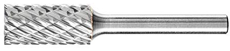 PFERD HM-frässtift, cylinderform ZYAS med pannkuggar, tandning ALLROUND, frässtift ø 12 mm, skaftdiameter 6 mm, längd 65 mm, 21001003 – för mångsidig användning på de viktigaste materialen