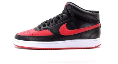 Nike DM8682-001 Nike Court Vision Mid Sneaker Male Rot-weiß schwarz/Universität EU 46