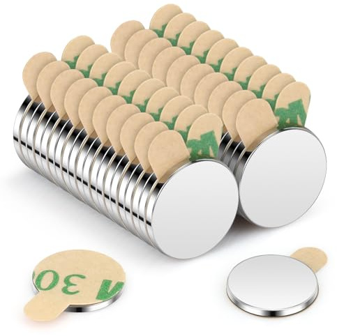 Aimants néodyme Wukong 10x1mm | Lot de 40 Mini aimants Ronds extrêmement puissants pour Tableau magnétique, Tableau magnétique, réfrigérateur, travaux manuels, Bureau, Cuisine