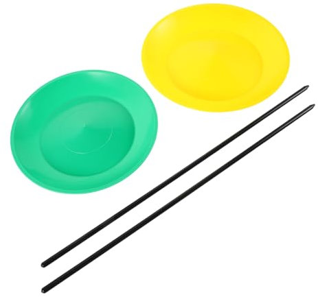 Toddmomy 2 Pièces Assiette De Jonglage Colorée Et Ensemble De Clubs Jouet pour Débutants Et Performances Set De Jonglage avec Accessoires