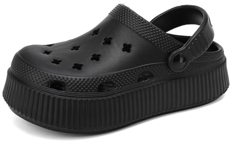 Womens Garden Shoes, Ladies Clogs Platform, Slip on Sandals