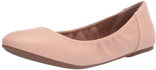 Amazon Essentials Women's Belice Ballet Flat, Blush, 8 UK Wide