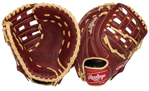 Rawlings Sandlot Guante de béisbol de Primera Base | Lanzamiento a Mano Derecha | 12.5 Pulgadas - Pro H-Web modificada