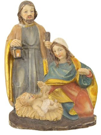 FADEDA Nativity Block with Magnet Height 8 cm Hand Painted Detailed Nativity Scene Figures Christmas Table Decoration Nativity Accessories