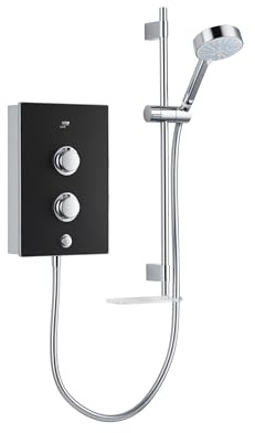 Mira Showers Decor 9.5KW Black Onyx Single Outlet Electric Shower 1.1894.005