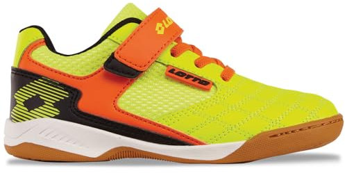LOTTO Flitter K, Zapatillas, FR Yellow FR Orange, 26 EU