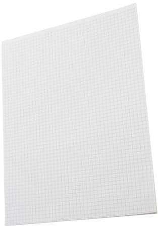 EXCEART Feuilles de Dessin Mathématiques 40 Feuilles de Papier Millimétré Format A4 pour Cahier D'ingénierie