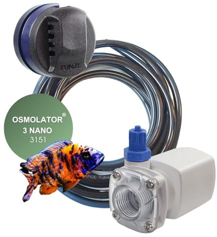 Tunze Osmolator 3 nano I Wasserstandsregler für Nano- & kleine Aquarien (bis zu 250l) I Wasserpegelregler mit Zeitüberwachung für Süßwasseraquarien I Water Level Sensor mit Magnethalterung