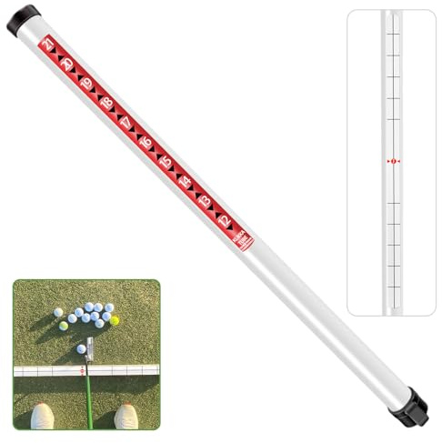 Retriever - Recogedor profesional de pelotas de golf, tubo de plástico para liberación de pelotas de golf, herramienta de succión para práctica de recogida, 35.4 pulgadas