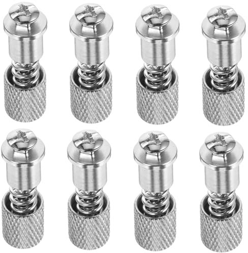 MUELODSIC 8pezzi Piedini Pressori per Macchine da Cucire Facile Installazione Compatibili con Modelli Ago Singolo e Alta Cerniera Viti di Fissaggio Resistenti per Efficienza e Versatilità