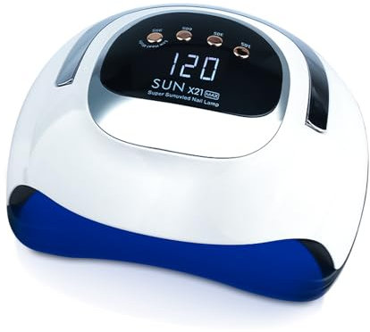 Vtizikl 320W UV/LED Dual Nail Lamp Dryer - 72 Beads Fast Curing for Gel Polish, Touch Screen 4 Timers, Auto Sensor, Salon-Quality Home & Professional Use (10-30s Quick Dry)​