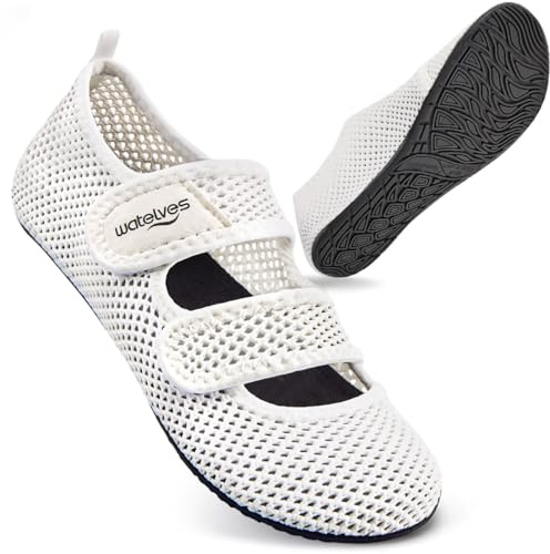 WateLves Scarpe da Nuoto Uomini Donne Scarpe Acqua Scarpe Spiaggia Aqua Scarpe Asciugatura Rapida Traspirante Surf Piscina Spiaggia Unisex