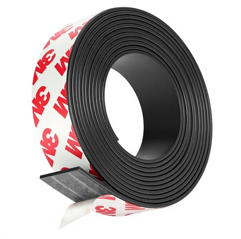 flintronic 2m Magnetic Tape Self Adhesive, 20mm Magnet Strips