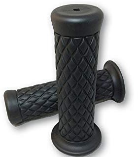 PW 315-651 Custom Diamond Style Lenkergriffe 1 Zoll schwarz Paar