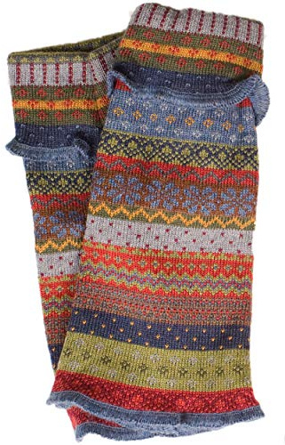 Invero, Merino Armstulpen Bo, 100% Wolle (Jeans)