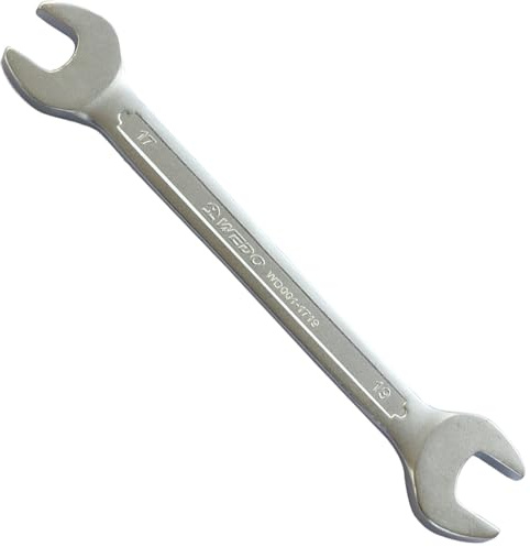 WEDO Double Open End Wrench, Open Ended Spanner, Metric, CR-V, Size 13x16mm,Length 185mm, Die-forged,Anti-Corrosion,High Strength,DIN Standard