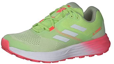 adidas Scarpe da Trail Terrex Two Flow W, Almost Lime Crystal White Turbo, 40 EU