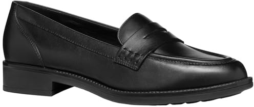 Geox D Jaylon 2b, Mocassino Donna, Nero, 39 EU