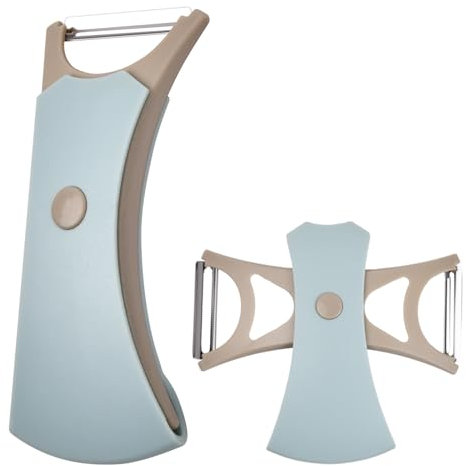 Dokeno Pelapatate Professionale, Pelaverdure Universale, Fruit Peeler, Pela Carote, Sbucciatore Manuale Lame Affilate in Acciaio Inossidabile, per Pelare Patate, Frutta e Verdura Varia (Blu)