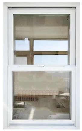 Finestra scorrevole verticale per ventilazione della porta d'ingresso, persiane in vetro di ricambio, schermo scorrevole insonorizzato per porte esterne fai da te (50 x 120 cm)