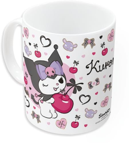 Taza de cerámica de sublimación de 325 ml en caja de Kuromi
