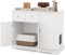 SOARS Katzenschrank, Katzenklo Schrank mit 2 Schubladen, 3 Türen & Seiteneingang & Anti-Kipp-Vorrichtung, Katzenhaus Katzenhöhle Katzenkommode für Innenbereich, 100 x 45 x 80cm