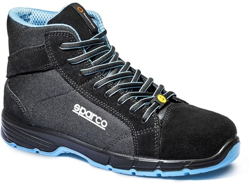 Sparco - Horizon-H Fargo ESD S3S SR FO - Scarpe Antinfortunistiche Uomo Donna - Scarpe da Lavoro Antiscivolo e Resistenti - Calzature di Sicurezza Adatte ad Ogni Condizione di Lavoro - 41 EU