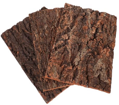 BESPORTBLE Korkrinde Reptilien Kletterspielzeug 3 Stück 30 x 20cm Natürliche Baumrinde Für Echsen Und Schlangen Im Terrarium Als Versteck Und Kletterplattform