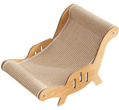 Grattoir à chat Lounge, lit à gratter pour chat, forme de chaise, canapé griffoir multifonction en sisal pour meubles d'intérieur pour chat