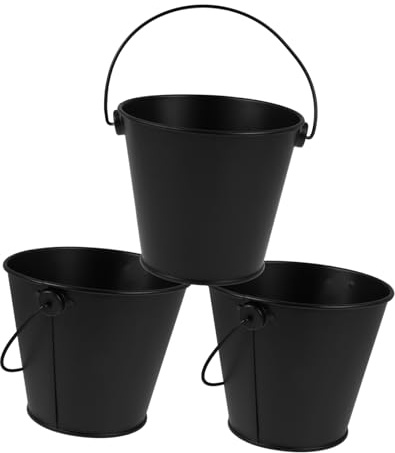 Toddmomy 3pezzi Secchio per Grasso in Latta Accessori per Barbecue Secchio per Olio Portatile Riutilizzabile per Raccolta Grassi Facile da Pulire e Usare all Aperto