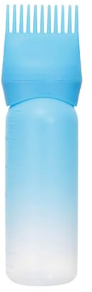 Applicateur de peigne à racines – Brosse applicatrice de teinture capillaire en bouteille | Applicateurs de teinture pour cheveux, brosse à peigne à huile | Applicateurs à échelle graduée, tête de pei