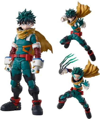Zhongkaihua MHA Midoriya Izuku Figurine Midoriya Izuku, 15 cm, pièce de collection mobile avec pièces interchangeables, Anime, modèle en PVC, bureau, décoration de Noël