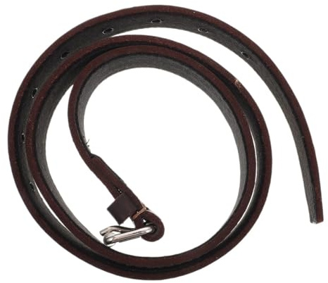 MAQDDO 2 st mjuka stygn läder för equestrian träning justerbar icke-stretch med rostfri för dressyr