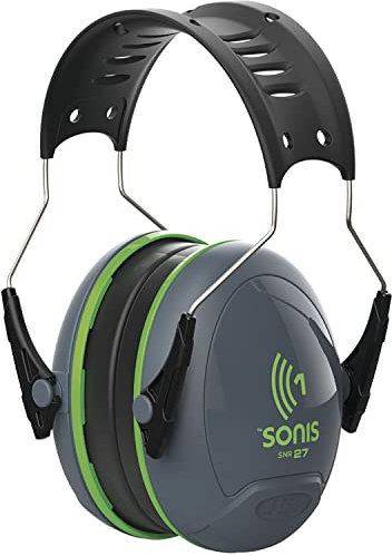 JSP Sonis 1 Gehörschutz – Einstellbare Kapselgehörschützer mit 27 dB SNR (Modell AEB010-0AY-800)