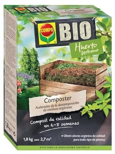 Compo Bio Acelerador de Compostaje Composter 1,8 Kg