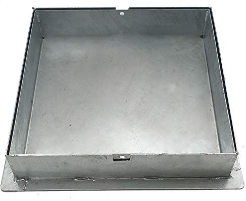 EINSIDE Förzinkad påfyllningsbehållare höjd 8 cm, 60 x 60 cm