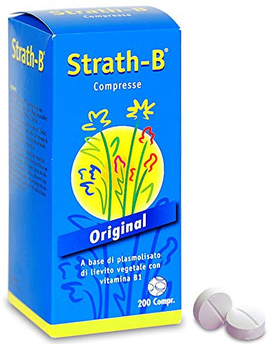 Strath-B compresse Integratore Energetico | 200 Compresse | Supporto al Metabolismo, Microbiota ed Energia | Supporto nutrizionale per Diete