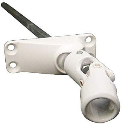 Sortie De Caisson Entree Femelle Ø12 Sortie 6p7 Lg315 Embase Etroite Blanche - Zurfluh-feller