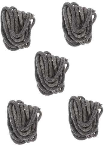 Ciieeo 5 Pezzi Guarnizione Per Inserto Stufa A Legna Guarnizione in Corda in Fibra Di Guarnizione Per Porta Facile Da Installare Per Caminetti