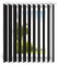 time4blinds - Lamellenvorhang - Vertikaljalousie - Lamellen für Büroarbeitsplätze und für Haus und Wohnung - Vorhang Flächenvorhang Schiebevorhang - 140x250 cm - Klassisch schwarz