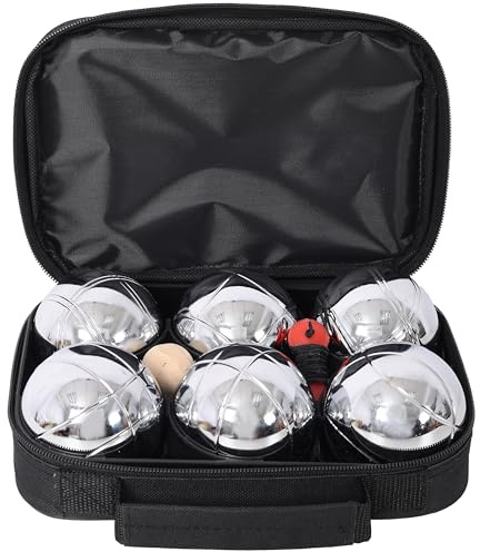 Allkindmore Boules Set Large Action Game, Outdoor, Beach, Lawn Backyard Family Party Games for Adults