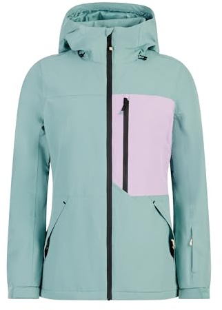 Protest PRTSalut Women's Ski and Snowboard Jacket, Glacial Blue, 14