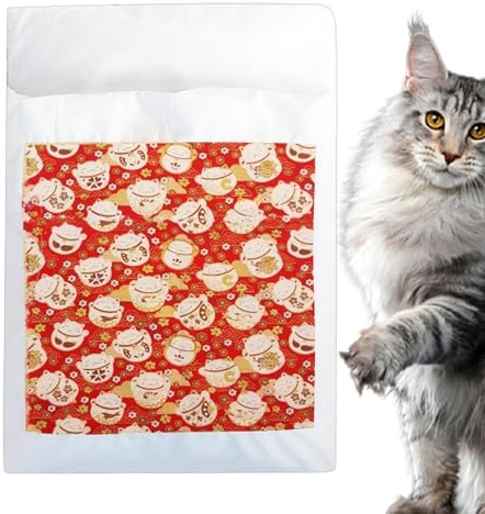 Warm Cats Sleeping Bag - Warm Kittens Sleeping Place,Kitten Cave Bed,For Animal Parents In House Bedroom Living Room Apartment Study Recovery Period Night Sleep Day Naps And For Shelters