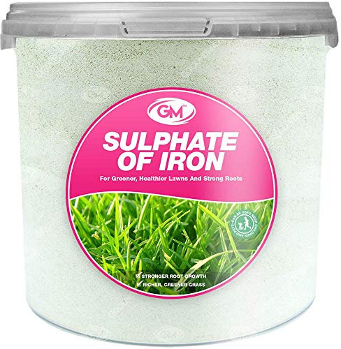 GroundMaster Sulphate of Iron Fertiliser Garden Grass Feed In Tubs (10L)