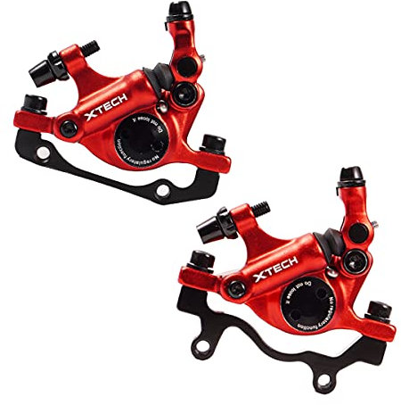 ShenZhenShiShiLiLanTianKeJiYouXianGongSi CNC hydraulische Scheibenbremse Fahrrad, Fahrrad-Scheibenbremsen-Set vorne und hinten, hydraulische Bremse Fahrrad aus Aluminiumlegierung für MTB Mountainbike,