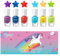 Aieenjor Nagellack für Kinder - Ungiftig, Wasserbasiert, Schnell Trocknend, Peel-off - 6 Farben Regenbogen Party Favors für Make-up Ab 3 Jahren