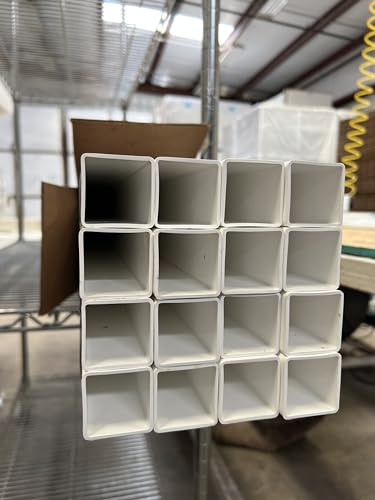 1 1/2 Square Vinyl PVC Picket - Box of 16 - White