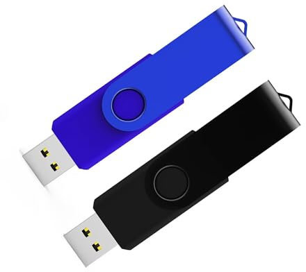 MAKACTUA Memoria USB de 64 GB 2 Pack,Unidad Flash Drive USB 2.0 Memory Stick Flash Drive para Computadoras PC