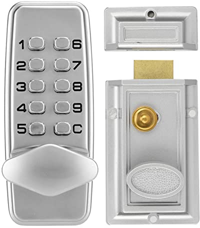 WPKD BLUEIY Cerradura de Combinación Mecánica, Aleación de Zinc Cerradura de Código Mecánico,Aleación de Zinc de Código sin llave con Código Numérico Cerradura para el Hogar, Oficina, Exterior